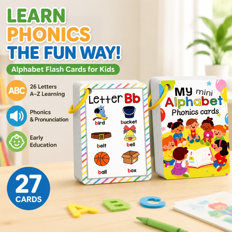 Phonics Card Game - بطاقات تعليمية للحروف الإنجليزية والصوتيات 27
