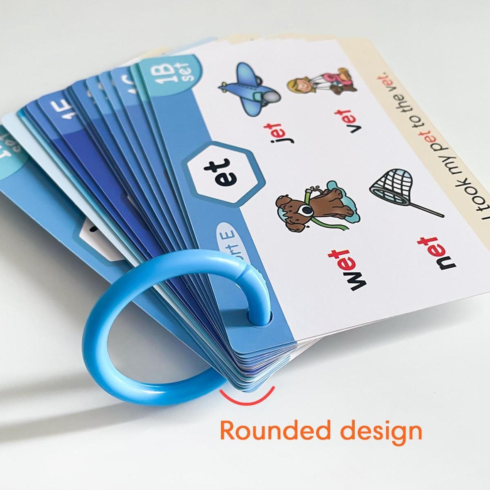 بطاقات الفلاش لتعلم الأصوات ال - مراجعة Phonics Card Game وسعره