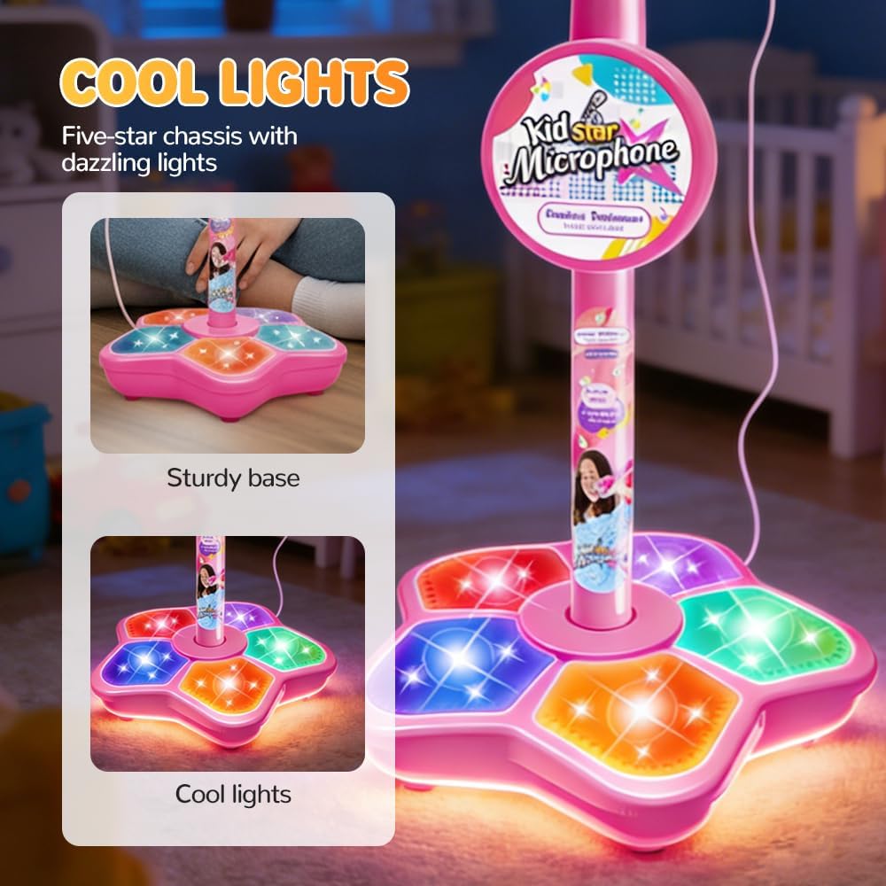 حامل ميكروفون للأطفال، لعبة مح - مراجعة Kids Education Phone وسعره