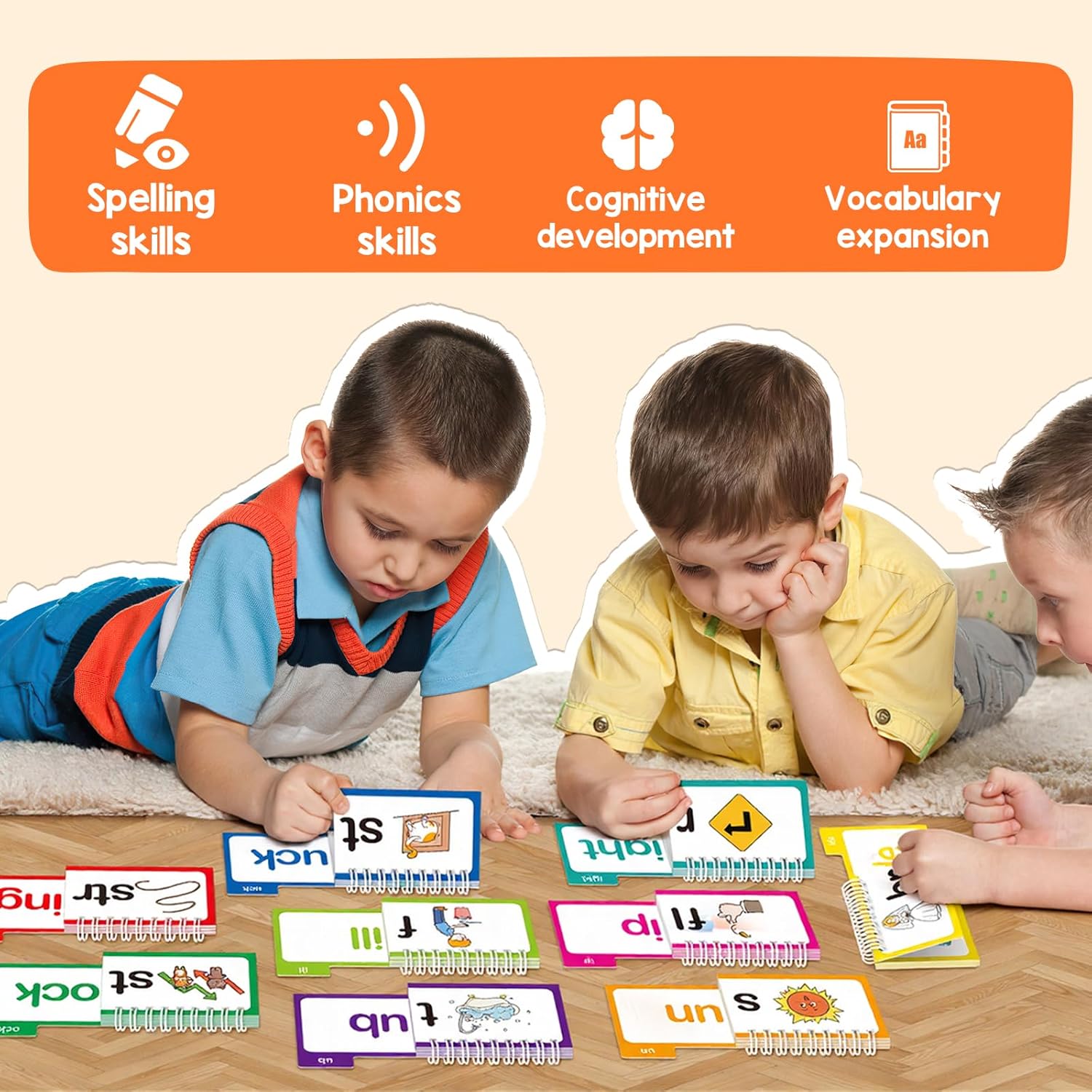 بطاقات تعليمية للصوتيات، كتاب  - مراجعة Phonics Card Game وسعره