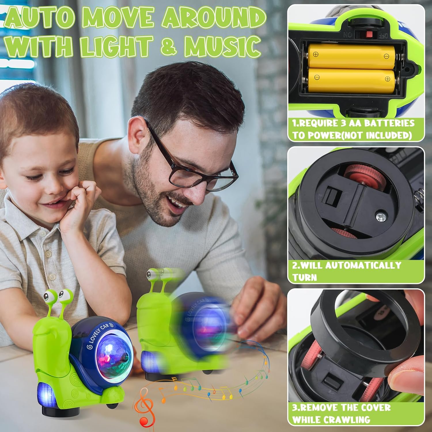 لعبة حلزون زاحف للأطفال، لعبة  - مراجعة Kids Education Phone وسعره
