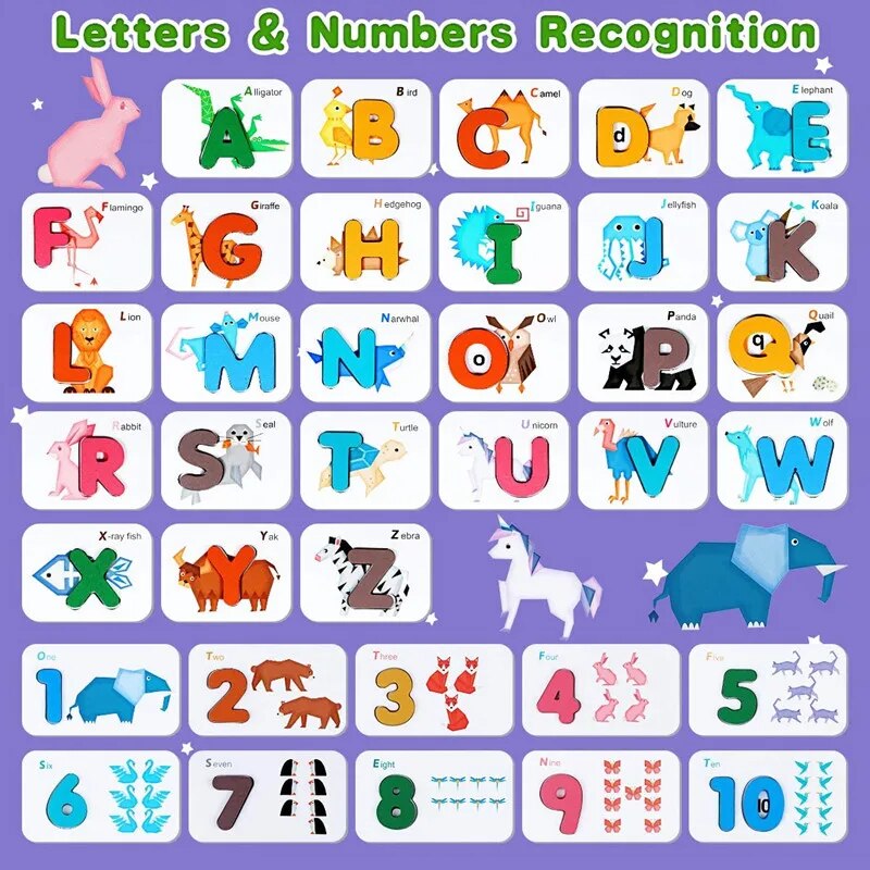 مونتيسوري-خشبية الأبجدية والأر - مراجعة Flash Card Alphabet وسعره