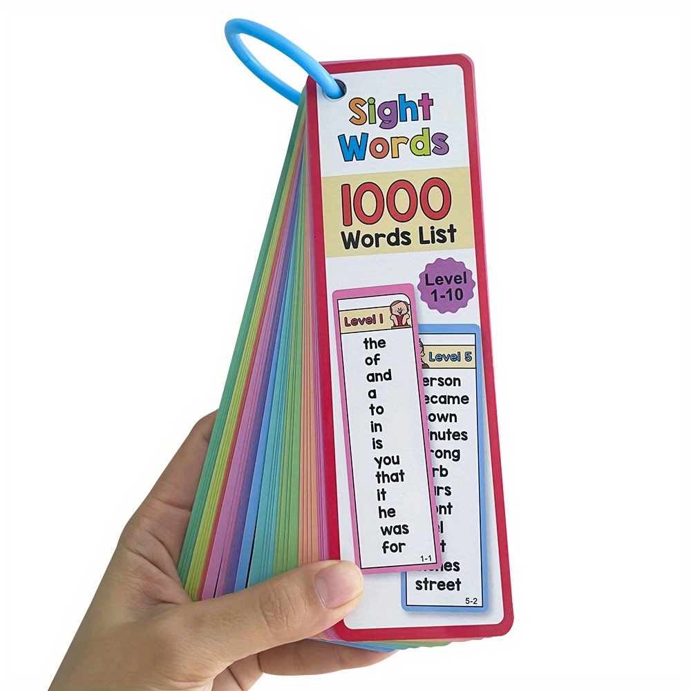 1000 قائمة الكلمات البصرية الإ - مراجعة Flash Card Alphabet وسعره