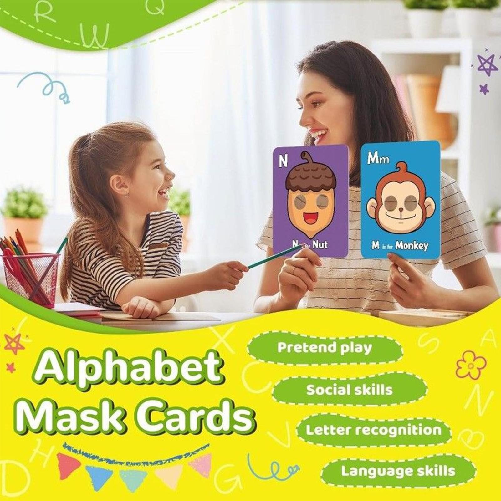 26 قطعة من بطاقات فلاش الأبجدي - مراجعة Flash Card Alphabet وسعره