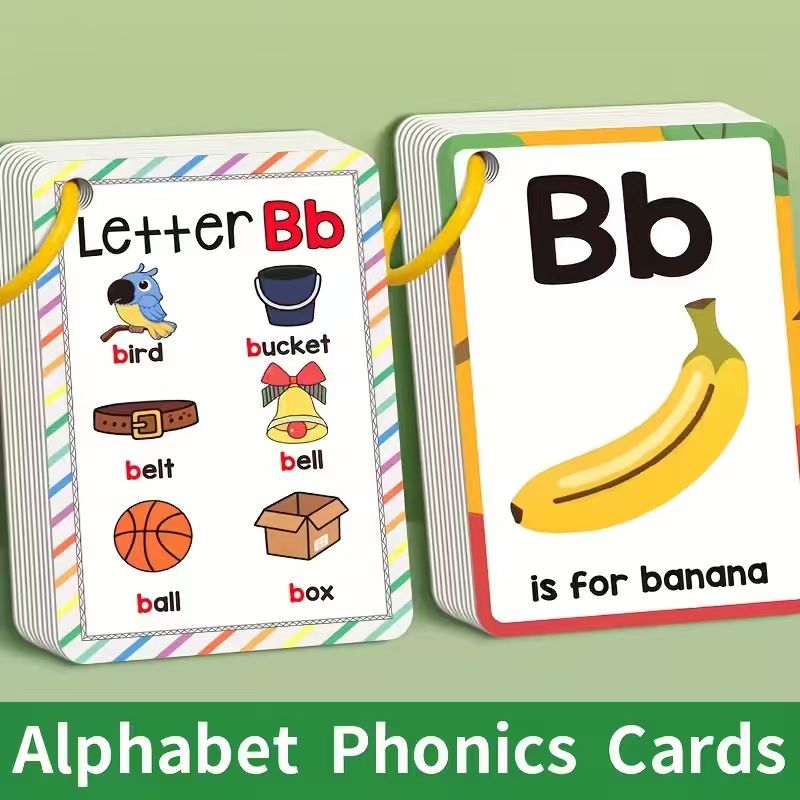 بطاقات تعليمية للحروف الأبجدية - مراجعة Phonics Card Game وسعره