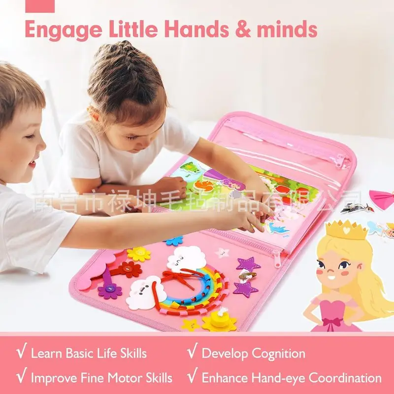 لوحة أنشطة مونتيسوري من اللباد - مراجعة Kids Early Education وسعره
